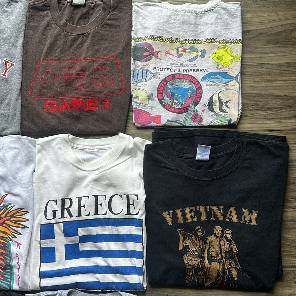Vintage 10 T-Shirt Bundle - Picture 3 of 4